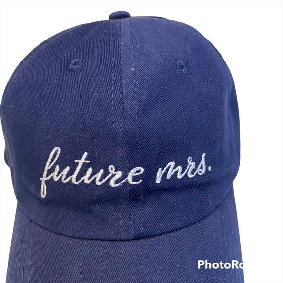FUTURE Mrs. Navy Baseball Cap with Adjustable Closure - Picture 2 of 3
